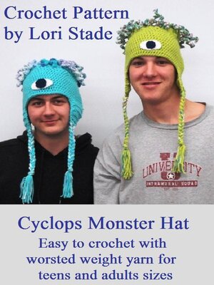 cover image of Cyclops Monster Hat for Teens Crochet Pattern
